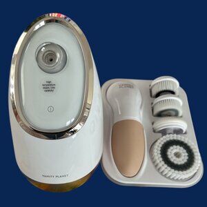BUNDLED- AIRA Ionic Facial Steamer & RAEDIA Facial Cleansing Brush